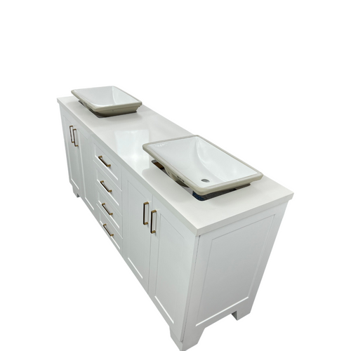 Ariel Bath 73 IN. Single Bathroom Vanity, image 7