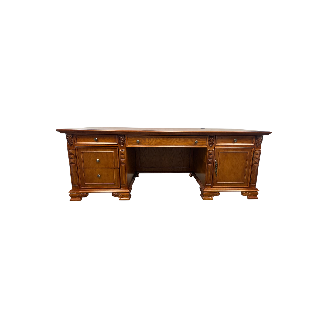 Canora Grey European Style Carved Office Desk