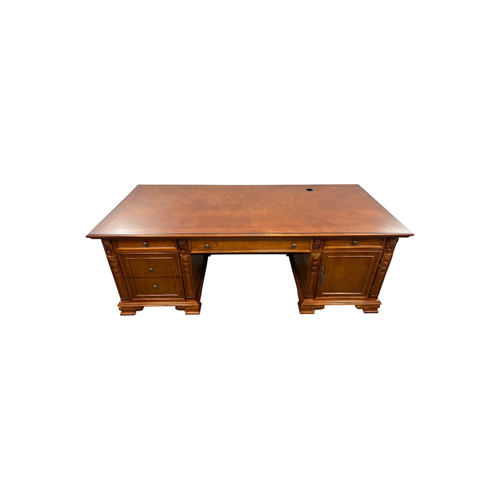 Canora Grey European Style Carved Office Desk, image 3