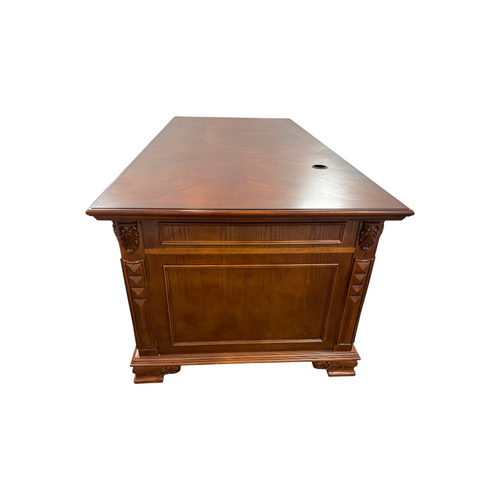 Canora Grey European Style Carved Office Desk, image 8