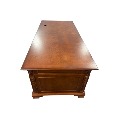 Canora Grey European Style Carved Office Desk, image 19