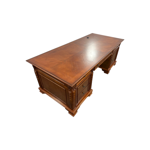 Canora Grey European Style Carved Office Desk, image 22