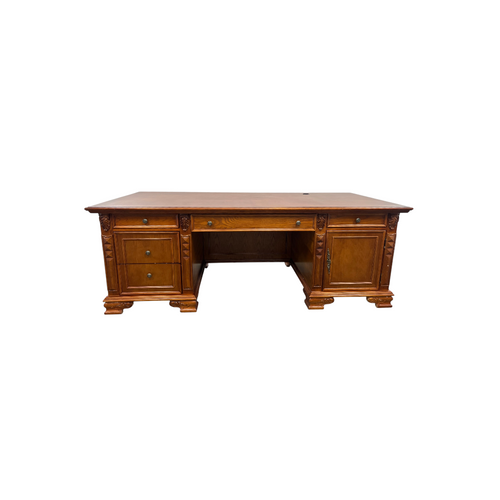 Canora Grey European Style Carved Office Desk, image 23