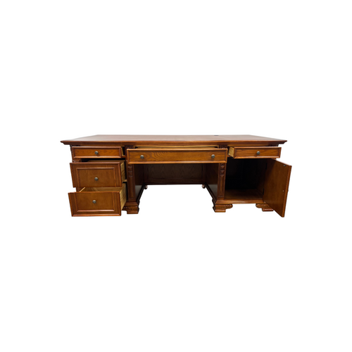 Canora Grey European Style Carved Office Desk, image 24