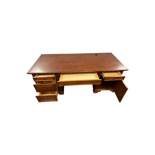Canora Grey European Style Carved Office Desk, image 26
