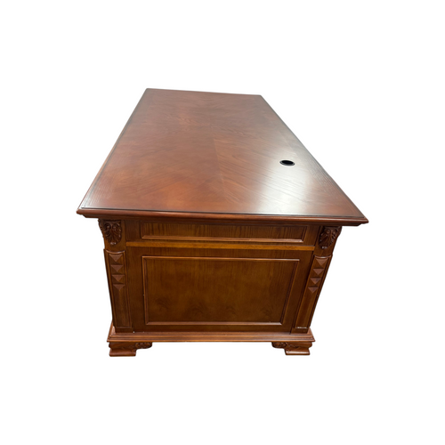 Canora Grey European Style Carved Office Desk, image 38
