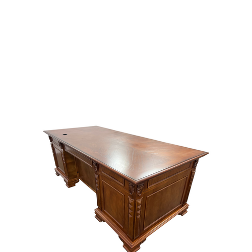 Canora Grey European Style Carved Office Desk, image 43