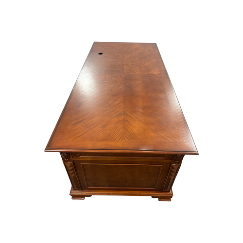 Canora Grey European Style Carved Office Desk, image 45