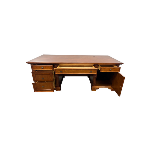 Canora Grey European Style Carved Office Desk, image 49