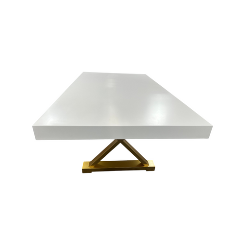Everly Quinn Talassa White Modern Dining Table, image 8