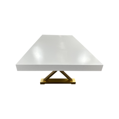 Everly Quinn Talassa White Modern Dining Table, image 16