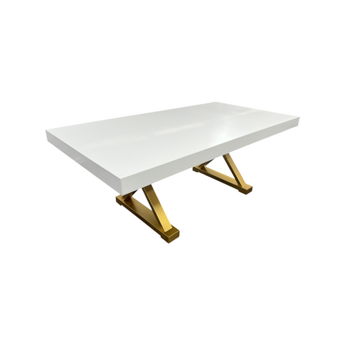 Everly Quinn Talassa White Modern Dining Table, image 19