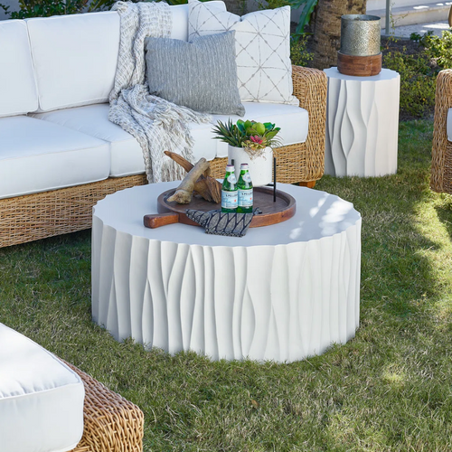 Birch Lane Davis Round Outdoor Coffee Table, image 1