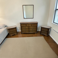 Charlton Home Ailany Traditional Wood 9-Drawer Dresser and 3-Drawer Nightstand Set
