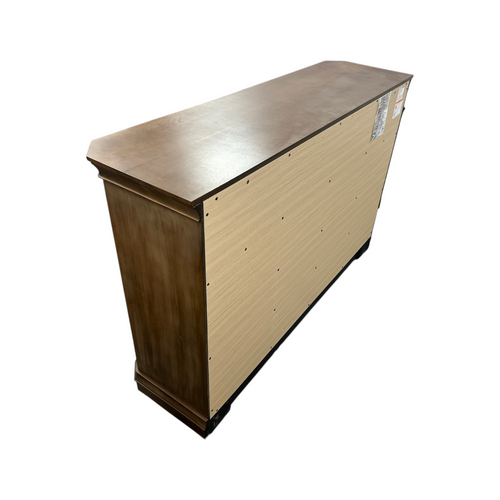 Charlton Home Ailany Traditional Wood 9-Drawer Dresser and 3-Drawer Nightstand Set, image 6