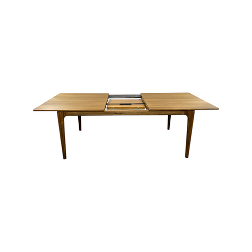 Lark Manor Gastelum KD 71-93" Extendable Acacia Wood Dining Table, image 2