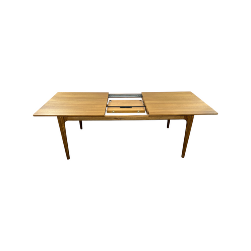 Lark Manor Gastelum KD 71-93" Extendable Acacia Wood Dining Table, image 3