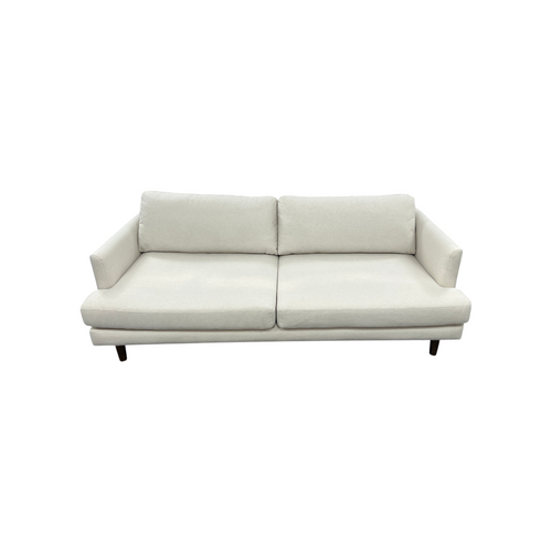Simplihome Livingston Woven-Blend Fabric Mid-Century Modern Sofa with Solid Wood Frame for Living Room, image 2