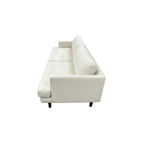 Simplihome Livingston Woven-Blend Fabric Mid-Century Modern Sofa with Solid Wood Frame for Living Room, image 8