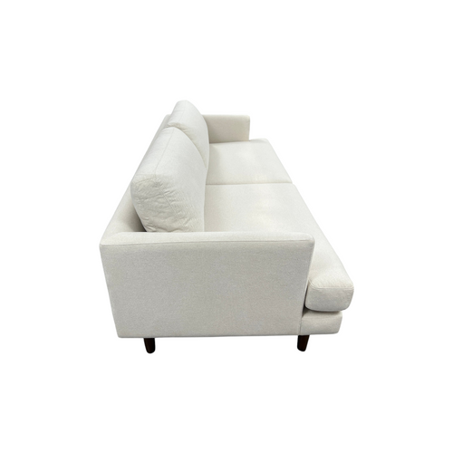 Simplihome Livingston Woven-Blend Fabric Mid-Century Modern Sofa with Solid Wood Frame for Living Room, image 16