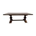 Hooker Furniture Archivist Trestle Table With Two 18" Leaves
