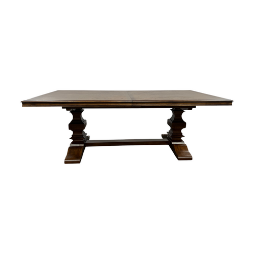 Hooker Furniture Archivist Trestle Table With Two 18" Leaves, image 1