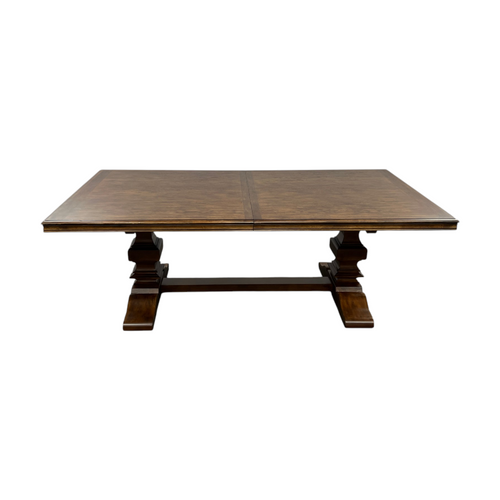 Hooker Furniture Archivist Trestle Table With Two 18" Leaves, image 3