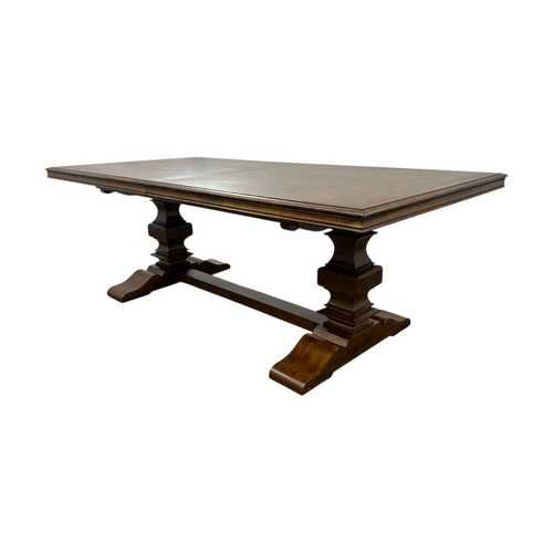 Hooker Furniture Archivist Trestle Table With Two 18" Leaves, image 4