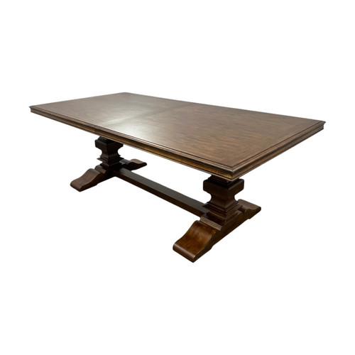 Hooker Furniture Archivist Trestle Table With Two 18" Leaves, image 5
