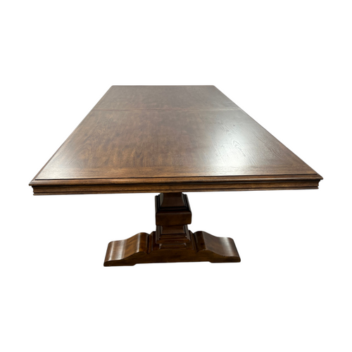 Hooker Furniture Archivist Trestle Table With Two 18" Leaves, image 8