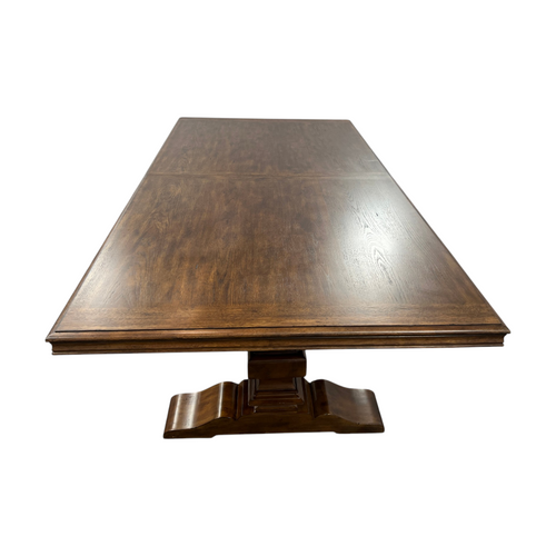 Hooker Furniture Archivist Trestle Table With Two 18" Leaves, image 9