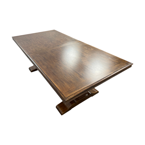 Hooker Furniture Archivist Trestle Table With Two 18" Leaves, image 16