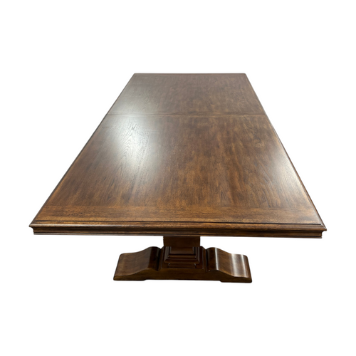 Hooker Furniture Archivist Trestle Table With Two 18" Leaves, image 19