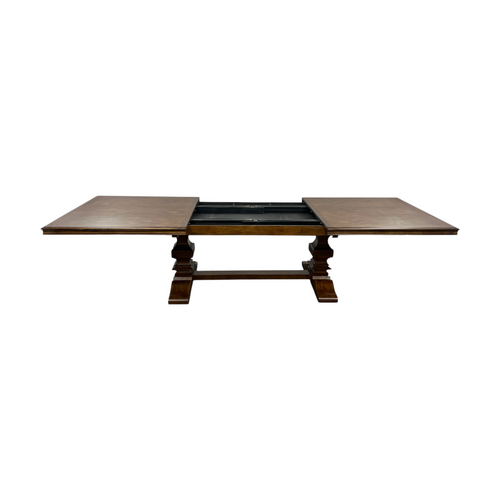 Hooker Furniture Archivist Trestle Table With Two 18" Leaves, image 23