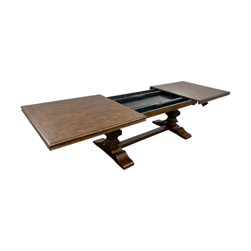Hooker Furniture Archivist Trestle Table With Two 18" Leaves, image 27