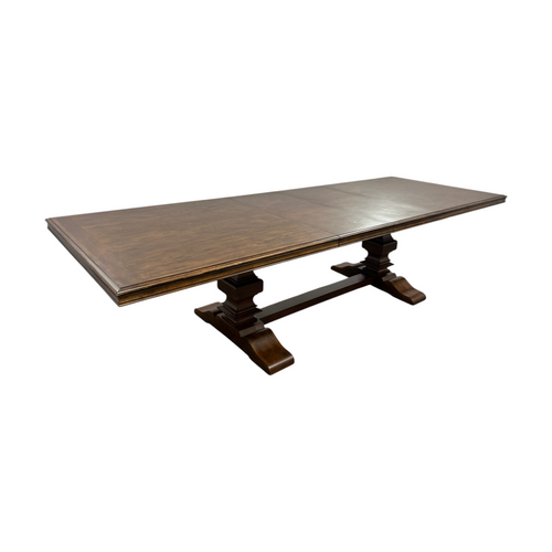 Hooker Furniture Archivist Trestle Table With Two 18" Leaves, image 28