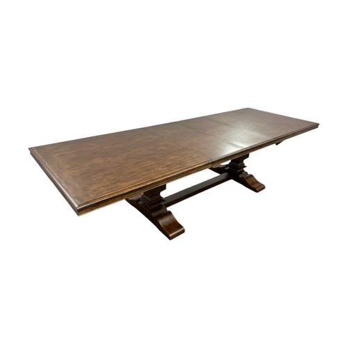 Hooker Furniture Archivist Trestle Table With Two 18" Leaves, image 29