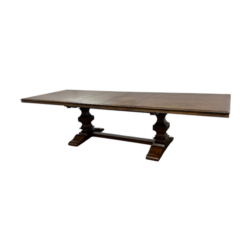 Hooker Furniture Archivist Trestle Table With Two 18" Leaves, image 32