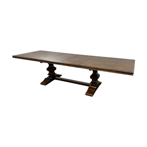 Hooker Furniture Archivist Trestle Table With Two 18" Leaves, image 33