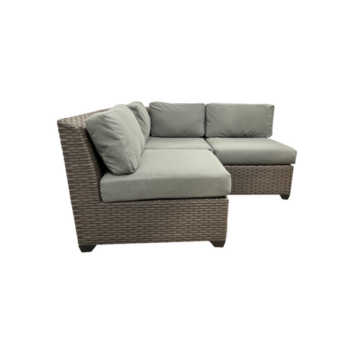 Wade Logan Bryonny Wicker 3 - Person Modular Patio Conversation Set With Cushions, image 7
