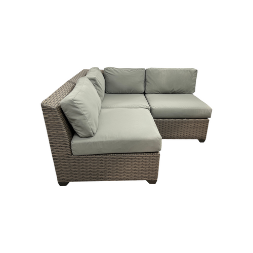 Wade Logan Bryonny Wicker 3 - Person Modular Patio Conversation Set With Cushions, image 8
