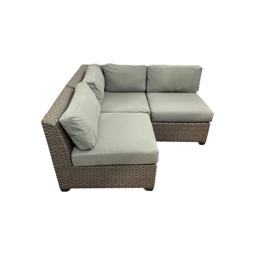 Wade Logan Bryonny Wicker 3 - Person Modular Patio Conversation Set With Cushions, image 9