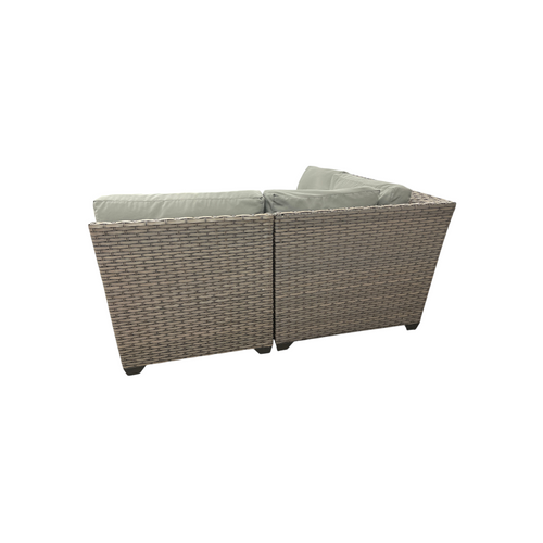 Wade Logan Bryonny Wicker 3 - Person Modular Patio Conversation Set With Cushions, image 11