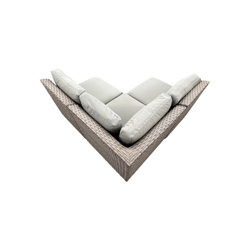 Wade Logan Bryonny Wicker 3 - Person Modular Patio Conversation Set With Cushions, image 14