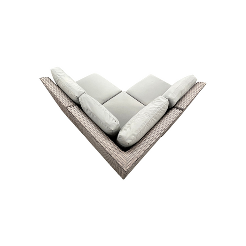 Wade Logan Bryonny Wicker 3 - Person Modular Patio Conversation Set With Cushions, image 15