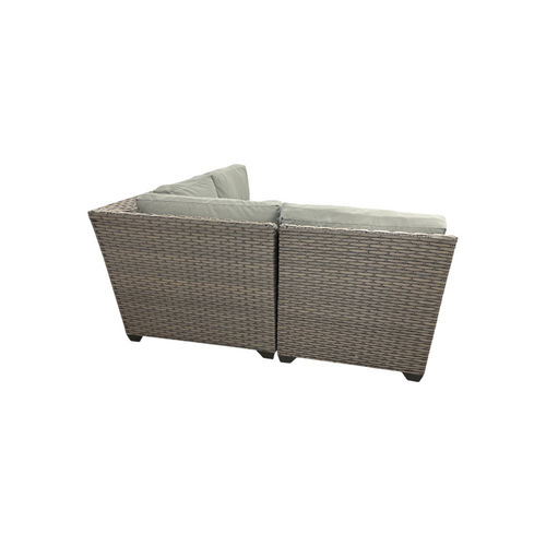 Wade Logan Bryonny Wicker 3 - Person Modular Patio Conversation Set With Cushions, image 16