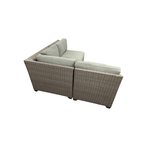 Wade Logan Bryonny Wicker 3 - Person Modular Patio Conversation Set With Cushions, image 17