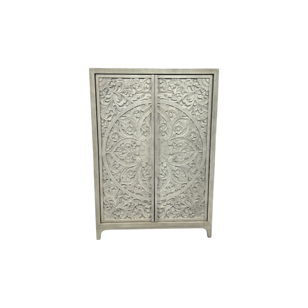 Bungalow Rose 2-Door Manufactured Wood Armoire