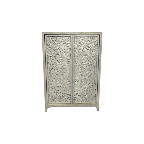 Bungalow Rose 2-Door Manufactured Wood Armoire, image 1