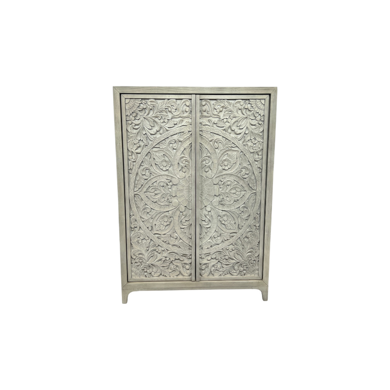 Bungalow Rose 2-Door Manufactured Wood Armoire